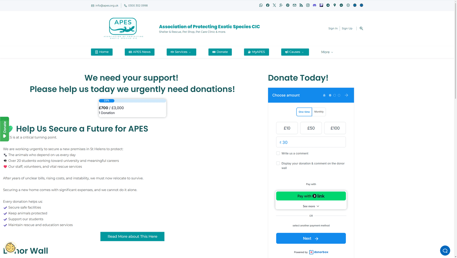 Finding a New Home for APES: A Progress Update on Our Relocation